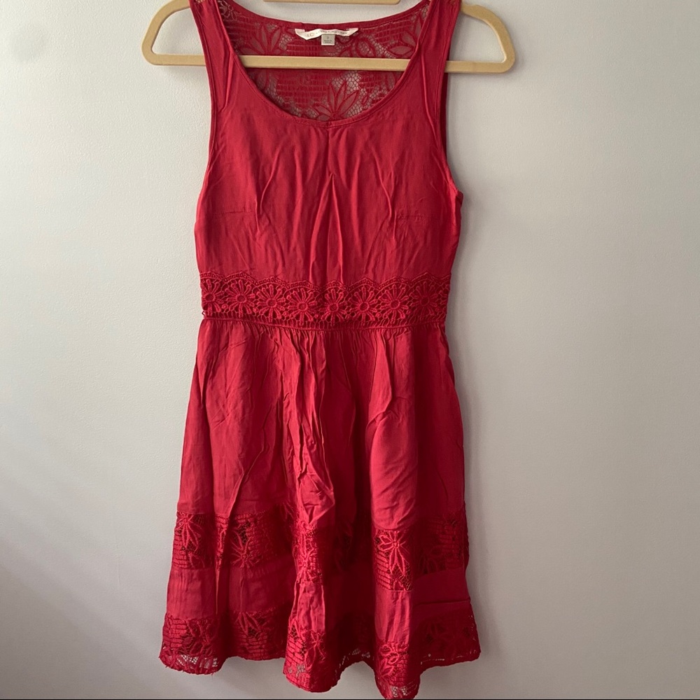 Lauren Conrad floral lace dress